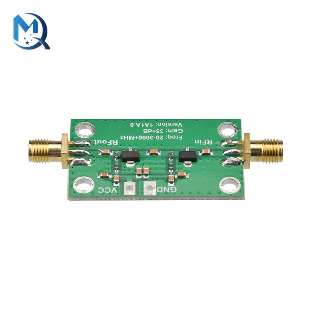 Guadagno modulo amplificatore a banda larga RF per FM HF VHF/UHF 50Ω ubs modulo di guadagno scheda amplificatore ad alta frequenza 20-3000MHz 35dB