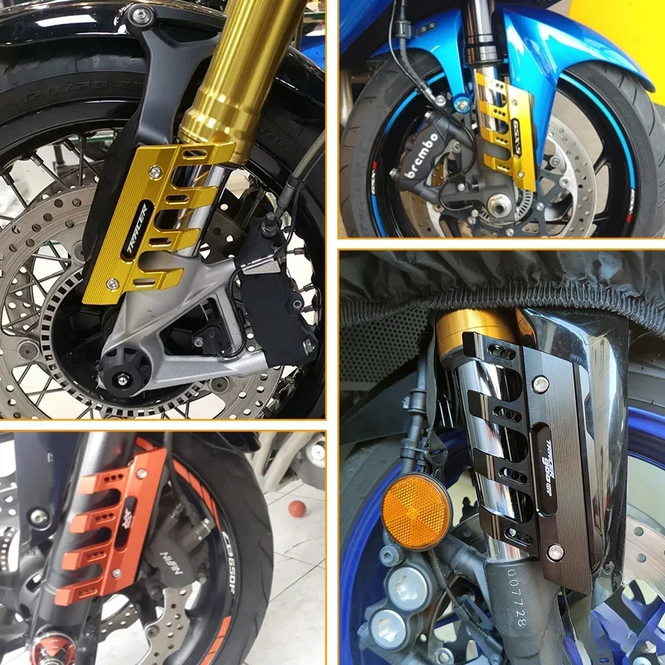 With Logo For Honda GROM (MSX125) Motorcycle Mudguard Front Fork Protector Guard Block Front Fender Anti-fall Slider Accessories