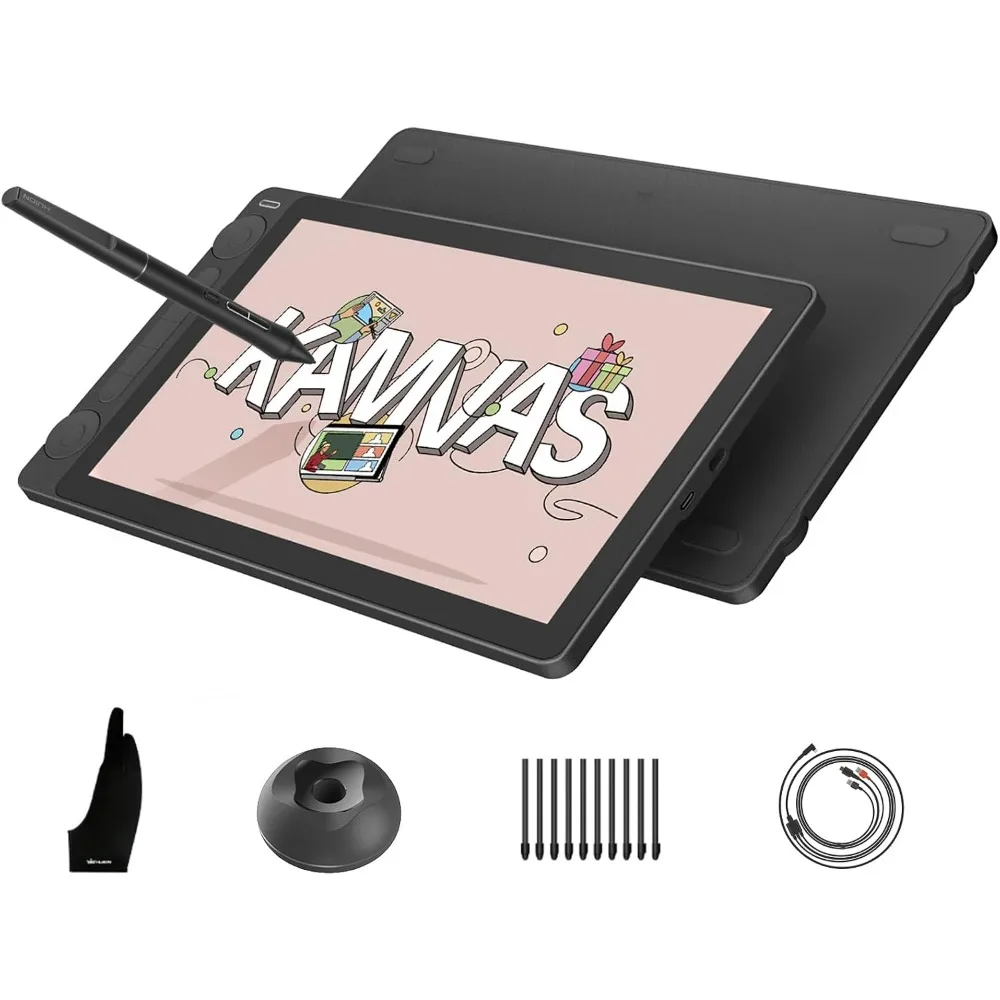 13.3-inch Full-Laminated Art Tablet with 16K Pressure Sensitivity and Dual Dials for Digital Art and Design