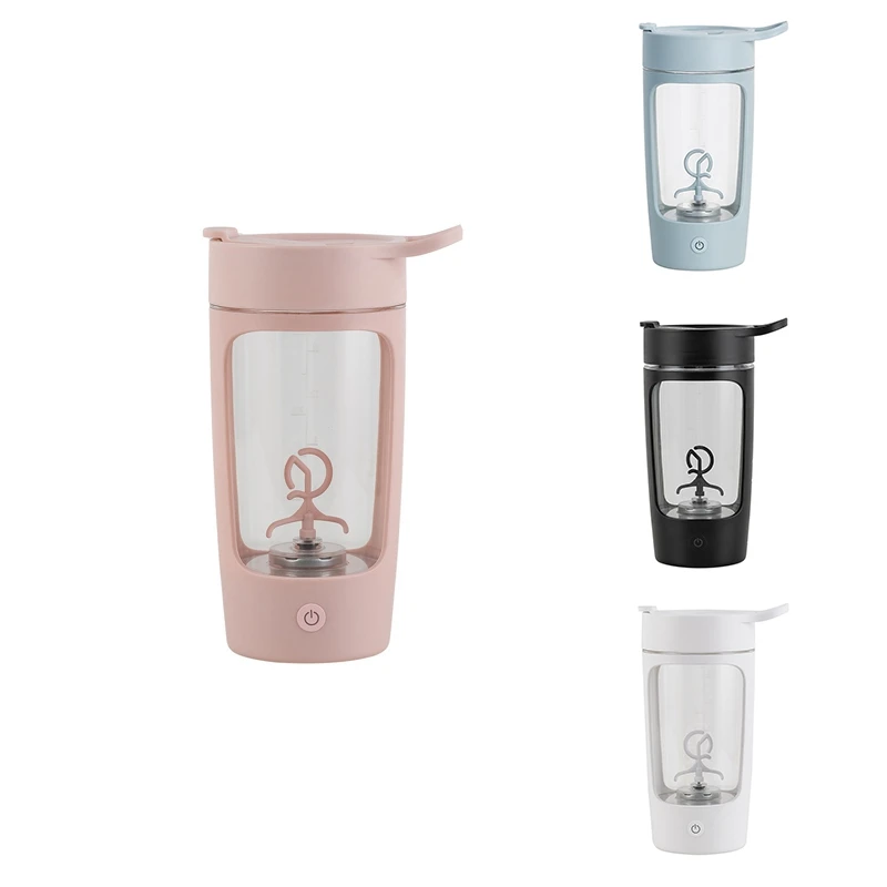 

Protein Powder Mixer Shaker Cup Electric Portable Bottle For Coffee BPA Free With USB Rechargeable 1200Mah