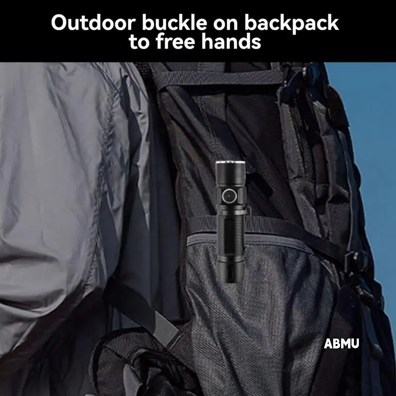 

Flashlight Outdoor Highlight Mini Power Display Glare 3LED Flashlight