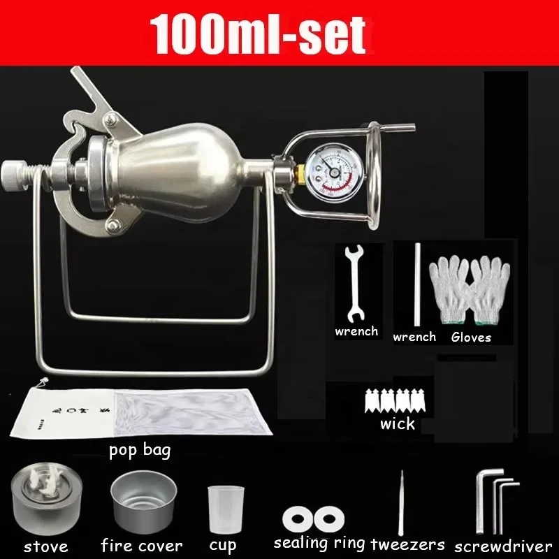 hand crank making manual Chine old-fashioned puffed corn popcorn hine