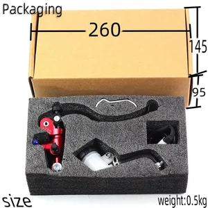 Universal Motorcycle Brake Hands for Honda and Yamaha, handlebars, hydraulic clutch, cylinder Master levers, pit Pro, 7/8 10 Main Sales Brakes - №10