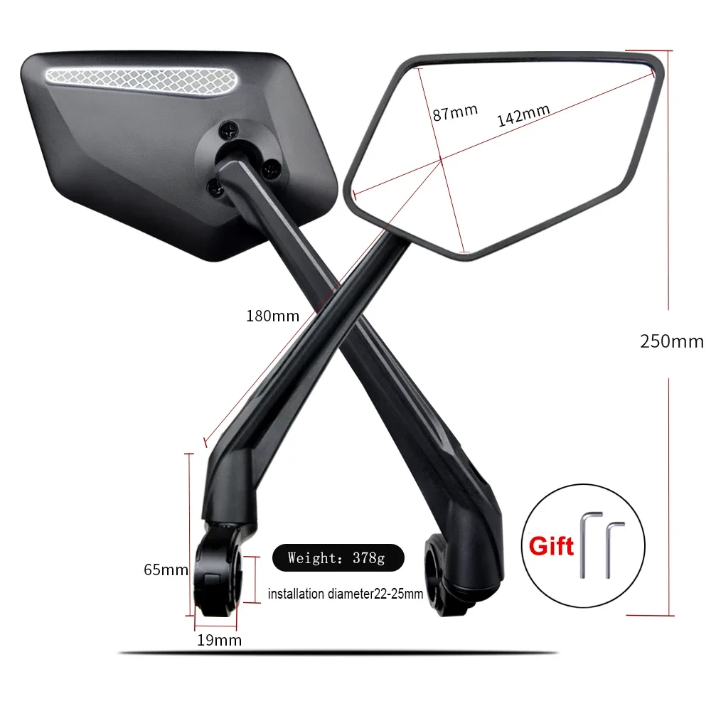 2022 New Original MTB Bike Mirror Anti Shake Bicycle Rear View Mirror Bike Side Mirror For Motorcycle