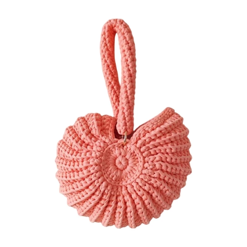 

Hoboes Handbags Women Handwoven Seashells Clutches Purse Toted Bags Top Handle Bag