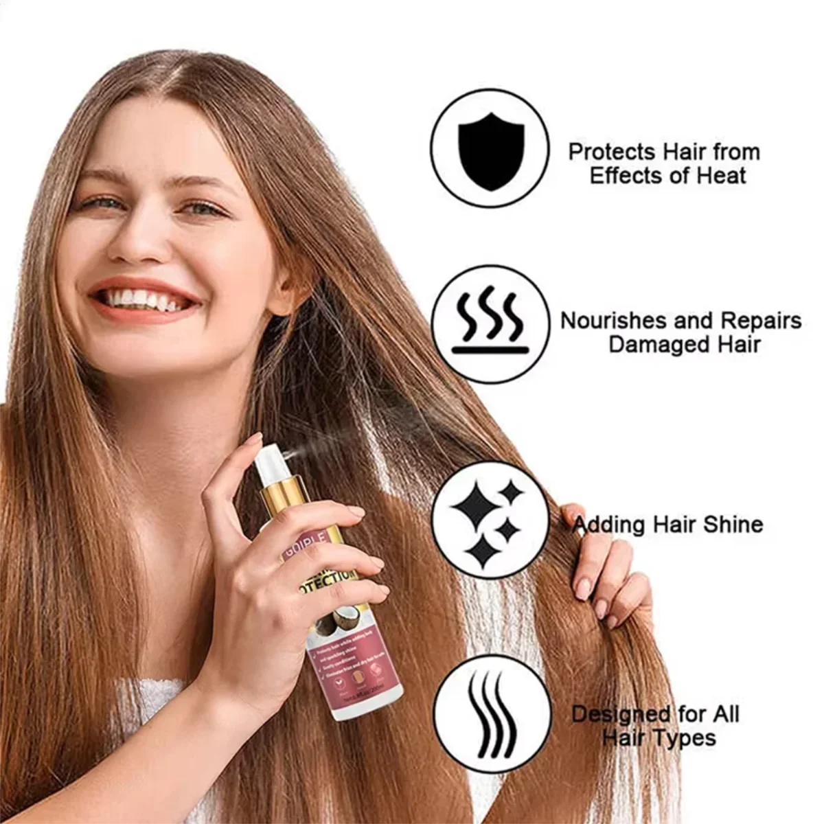 Spray Protetor Térmico GOIPLE - Hair Care Heat Protectant avaliação e preço