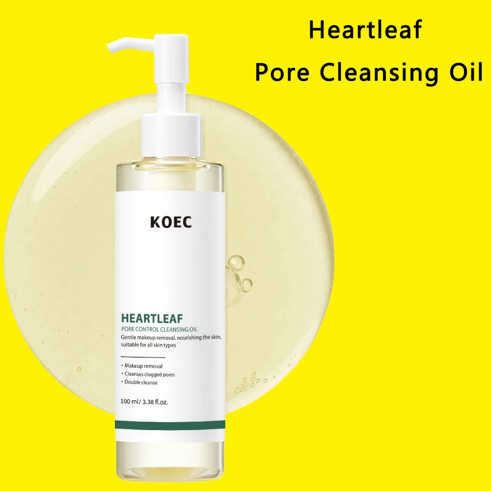 

Heartleaf Pore Control Cleansing Oil Makeup Blackhead Remover Houttuynia Deep Nourishing & Moisturizing Lotion for Skin Care