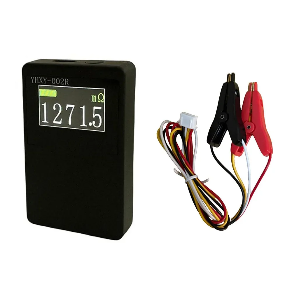 

DC Digital Milliohmmeter 0.03% Resistance Tester Short Circuit Tester 0.0001 Ohm -20 Ohm Electrical Test Support Storage Tool