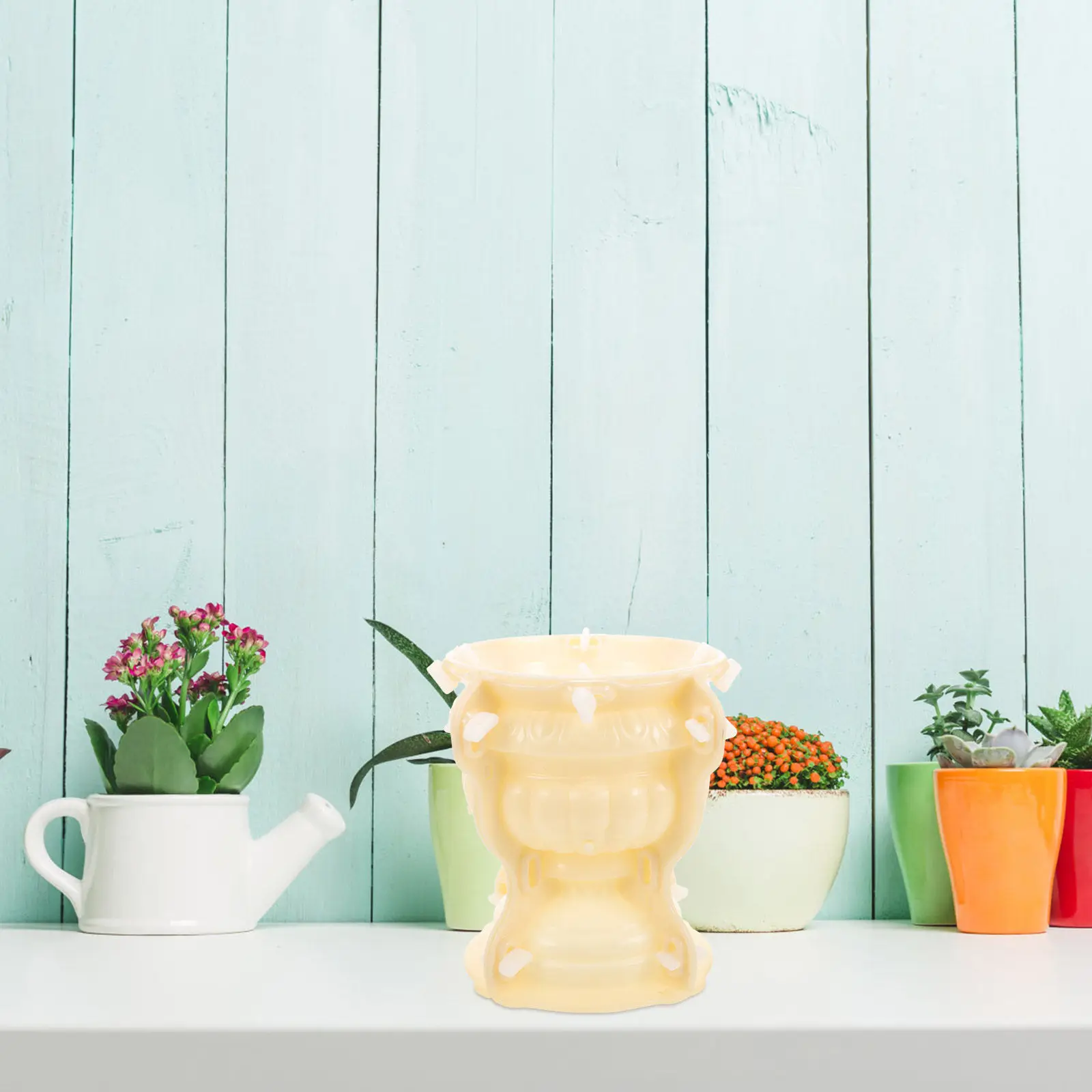 

18 круглых форм для цветочных горшков: легкие, прочные, многоразовые, с антипригарным покрытием, легко моются, для самостоятельного изготовления кашпо, бетонные формы