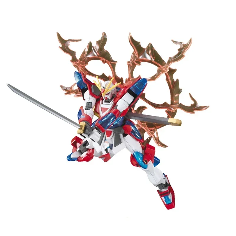 BANDAI HGBF 1/144 FIGHT MAKER ทอง GUNDAM 043 KAMIKI BURNING GUNDAM สูงเล่นประกอบของเล่นของขวัญสะสมรุ่น