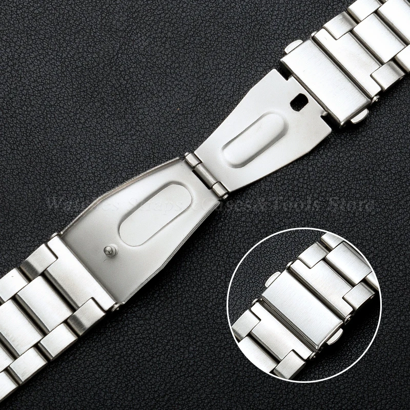 Steel Watch Strap 22mm Watchband for Huawei Watch GT4 GT3 46mm Quick Release Men Metal Stainless Steel Band Replacement Bracelet