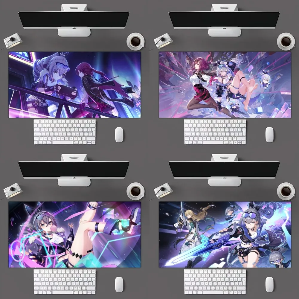 Honkai Star Rail Silver Wolf Mousepad Mousepad Gamer Mouse Pad Size For Office Long Table Mat