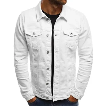 Men's Denim Jackets Cotton Vintage Classic Trend Motor&bicyle Autumn Jacket Men Slim Stretch Casual Jeans Cargo Coat Male Winter 6