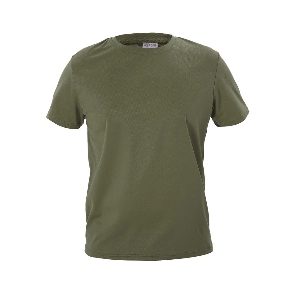 Summer Tactical T-Shirt Quick Drying Military Training Short Sleeved Breathable Army Combat Grassroots Shirt