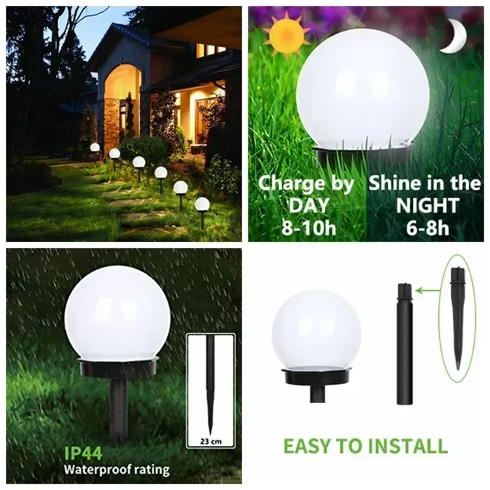 Zonne-Energie Licht Buiten Solar Tuin Licht Pad Landschap Licht Waterdicht Gazon Lamp Voor Huis Tuin Patio Oprit Decoratie