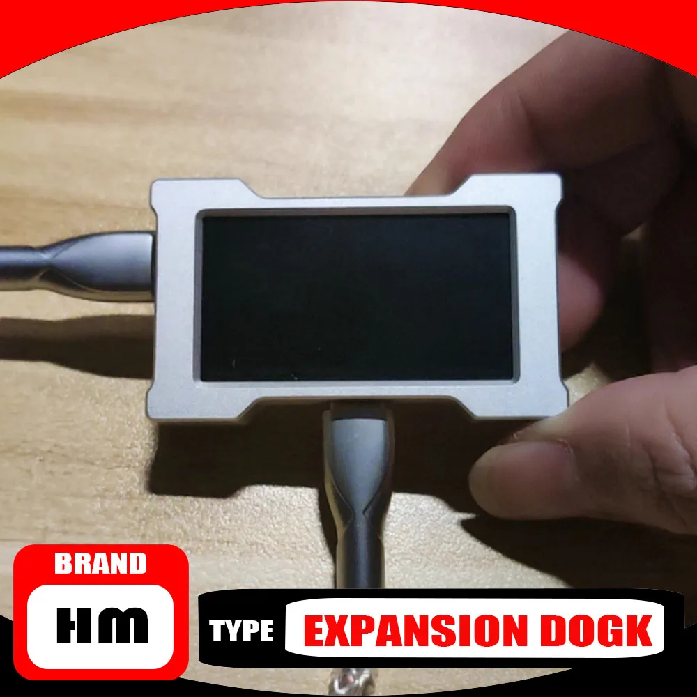 محور USB للألعاب HMLAB - 2 إلى 3 منافذ، 8 كيلو هرتز، طاقة مستقلة، مع شاشة، محطة إرساء رياضية إلكترونية، غلاف معدني MTT #1