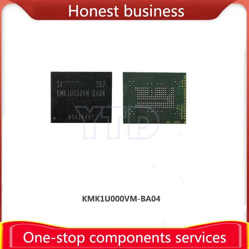 KMK1U000VM-BA04 100% working 100% quality EMMC BGA 64G chip mobile phone hard disk memory Computer storage KMK1U000VM