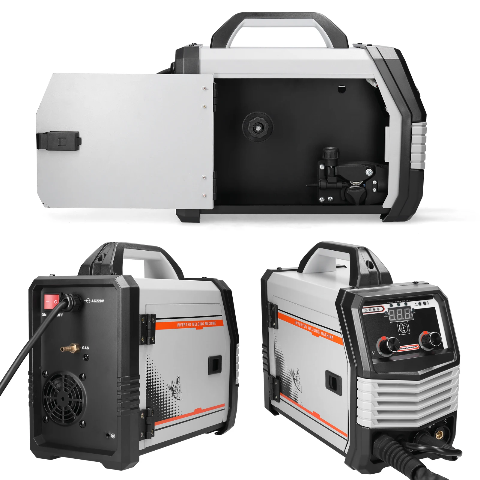 

Многофункциональный 4в1 MIG MMA MAG TIG-160C Инверторные сварочные аппараты Многоцелевой портативный электросварочный аппарат Интеллектуальные сварочные аппараты