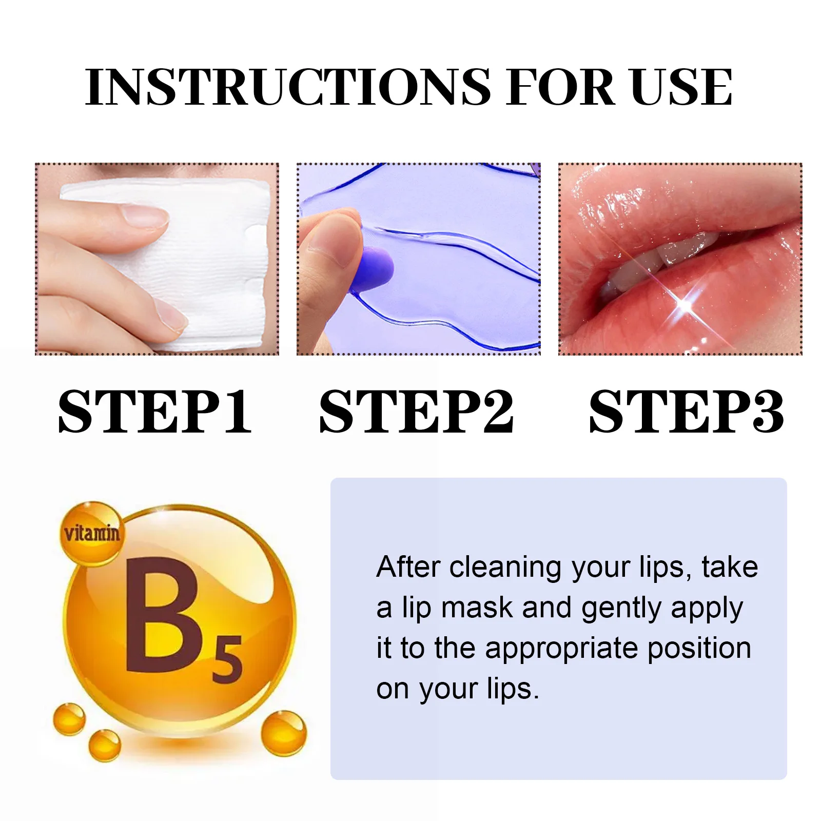 Hoygi البحرية الكولاجين قناع الشفاه الشتاء ترطيب وترطيب مكافحة التجميد تكسير تتلاشى خطوط الشفاه سهلة الامتصاص الشفاه