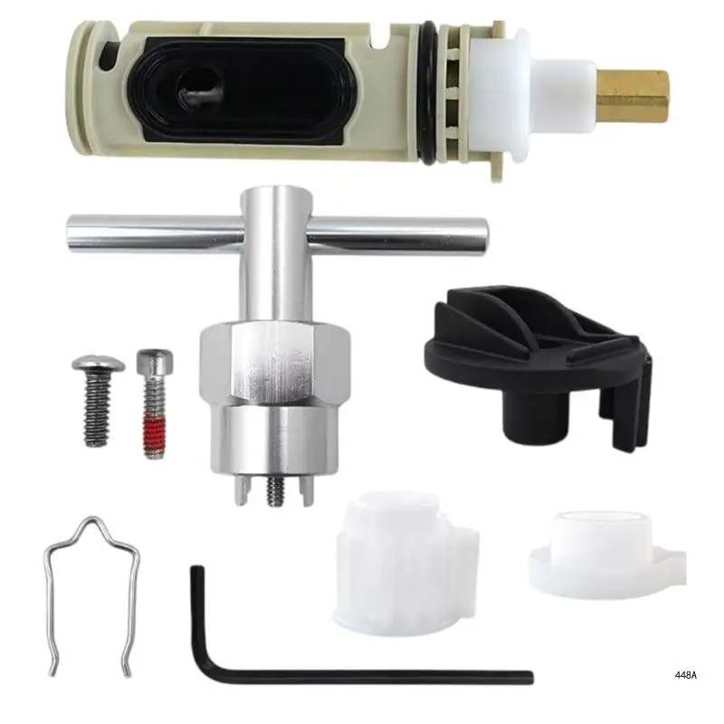 Single Handle Faucet Cartridge Kits Faucet Tub Shower Cartridge Brass Stem Replacement Cartridge Easily to Install