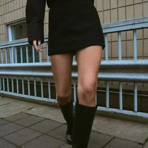 Plones Falda Casus Elásticos Blancos a la Moda para Mujer, Cintura Media, Primavera-Otoño, Nuevo Modelo 352536, Estil...