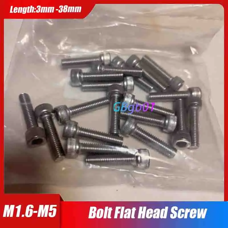 

1~100pcs Hexagonal Screw Cup Head Full Tooth Cylindrical Head 304 Stainless Steel Screw M8m10 Bolt Flat Head Screw