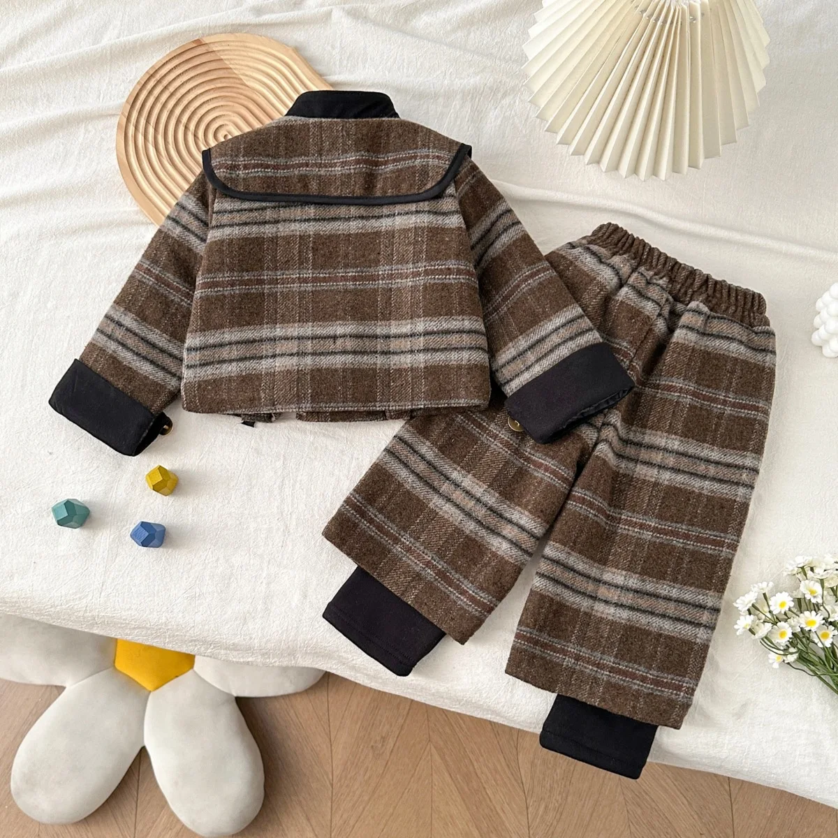 Kids' sets and outfits Fall Winter Style 2PCS SETS Chic for Cute Girls Clothes Solid Color Long Sleeve Set