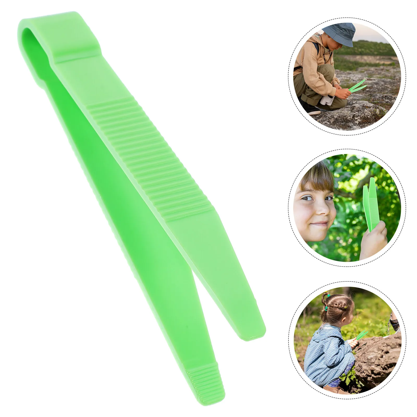 

25Pcs Lightweight Plastic Tweezers for Children Early Learning Counting Beads Sorting Crafts School Supplies Experimental Tools