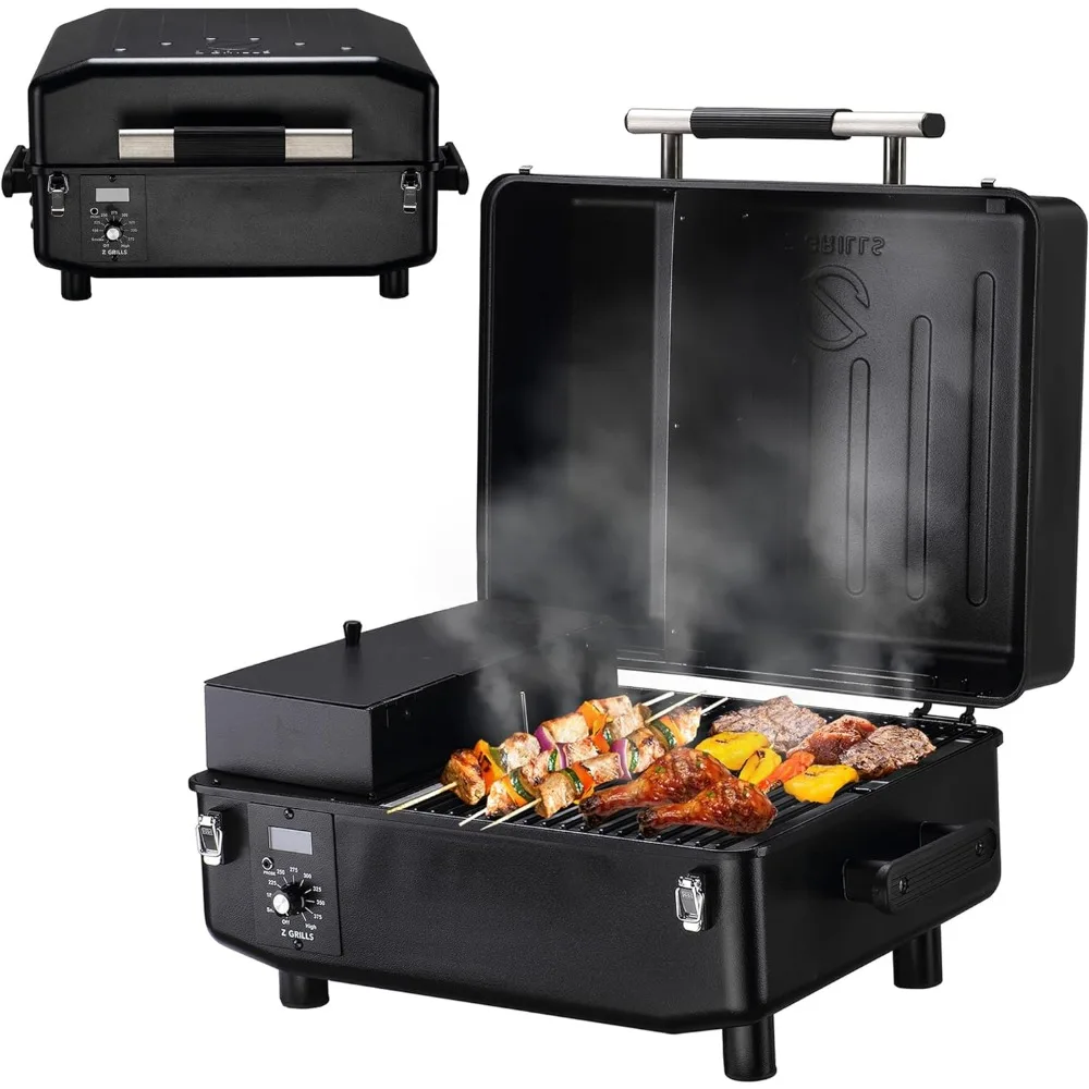 

Z GRILLS Portable Pellet Smoker, Small Mini Grill for BBQ, Camping, Tailgating, RV, CRUISER 200APro