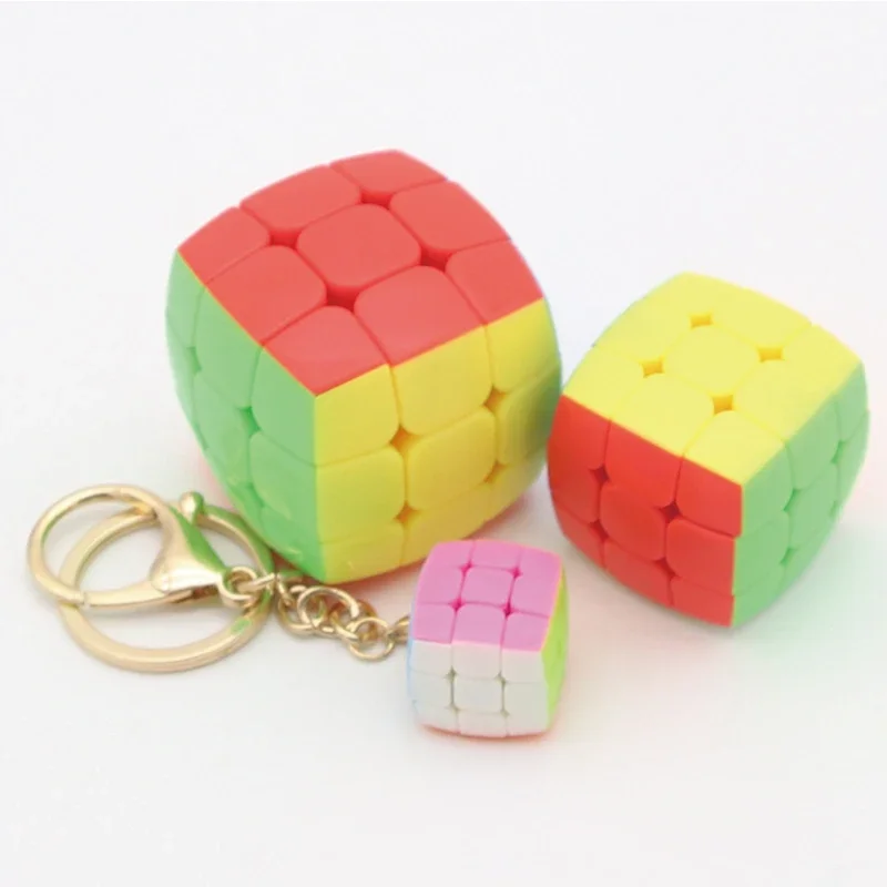 يونغ يونيو وسادة صغيرة 3x3x3 لغز سحري مكعب المفاتيح 2 سنتيمتر ، 3.5 سنتيمتر ، 4.5 سنتيمتر المهنية 3x3 Cubing تسريع ألعاب تعليمية #2