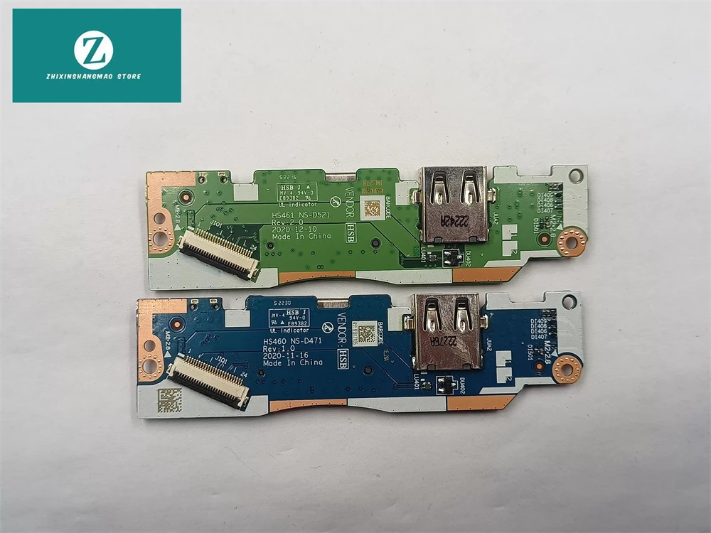 

FOR LENOVO IdeaPad 14sITL 3-14ADA6 82KQ 3-14ALC6 3-14ITL6 82H7 82KT HS461 USB CARD READER POWER BUTTON Board NS-D521 NS-D471