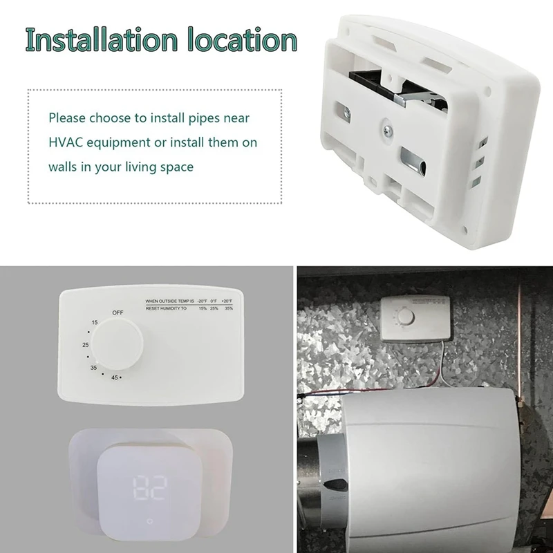 A44F-4655 Digital Control Humidistat Control Switch For Whole-House Duct Or Wall Mounted Humidifier Control Humidistat 110V