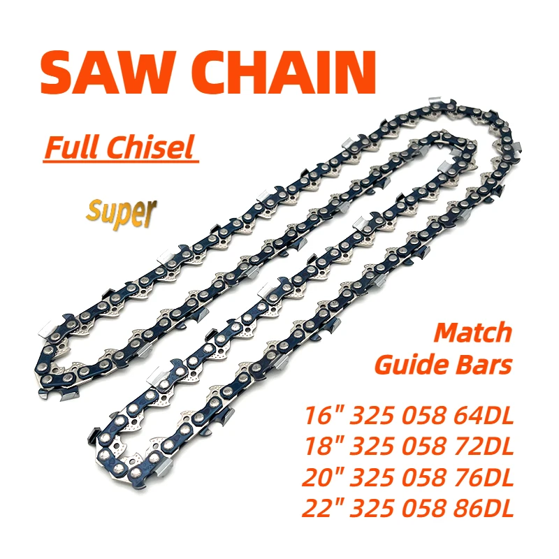 Professional Full Chisel Chain 0.325