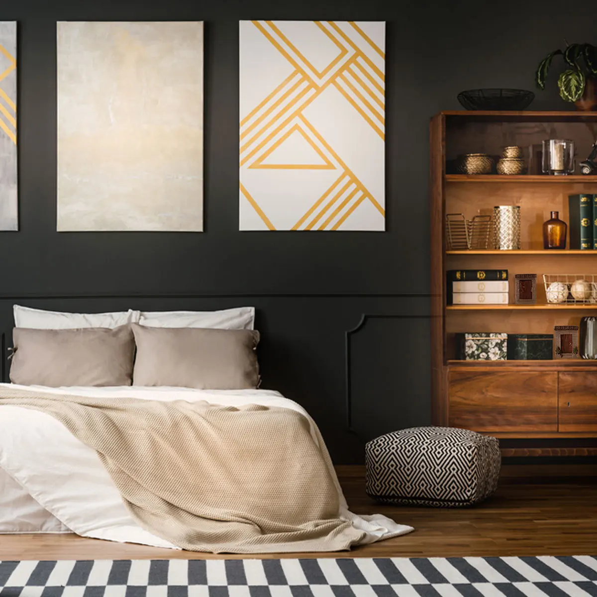 

2 Pcs Natural Scenery Crafts Miniature Door Adornment Decor Simulation Patio Courtyard Decorations