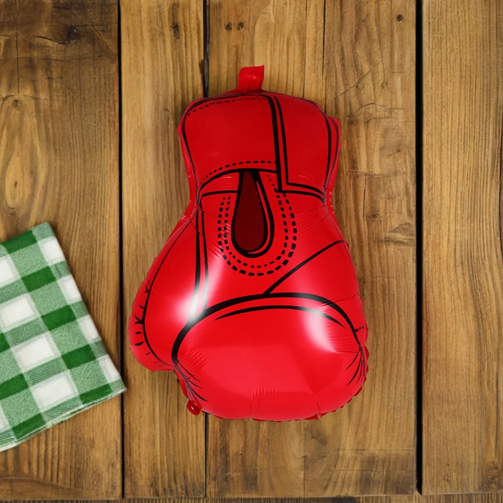 

10pcs Boxing Glove Balloons Foil Inflatable Sports Birthday Party Decor For Wrestling Gym Celebration Aluminum Balloon Set Theme