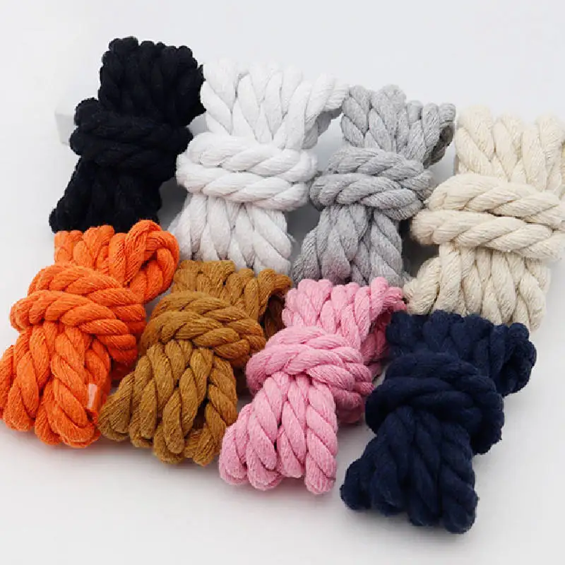 New Fashion 10MM Width Round Linen Shoelaces for Sneakers Suitable Board Shoes Canvas AF1/AJ Shoe Rope Sport Shoelace Decoration