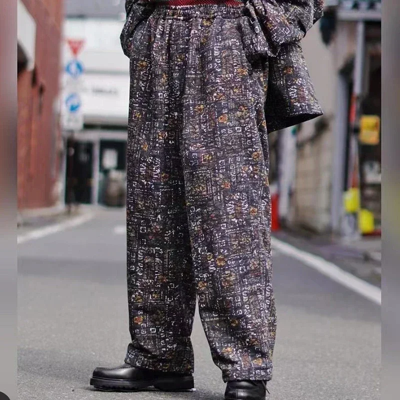 

Original PIER39SS 23SS Japanese Cityboy Functional Relaxed Casual Printing Pants for Men New Arrival