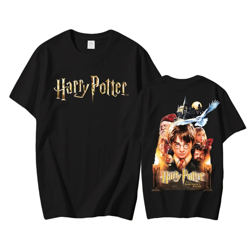 Camiseta de Harry Potter para primavera/verano, camiseta de juego para niños/niñas, Camiseta de alta calidad, Camisetas Unisex de algodón a la moda