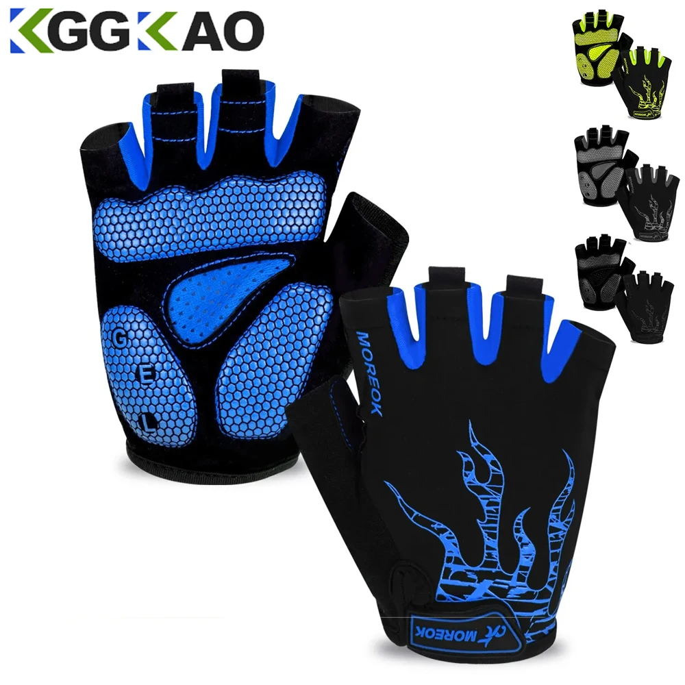 

Bike Gloves 5MM SBR Pads Mountain Bike Gloves Breathable Bicycle Gloves Non-slip Road Biking Cycling Glove for Men Women