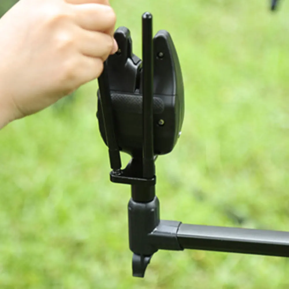 مجموعة أعواد مقاومة للرياح من سبائك الألومنيوم، صنارة صيد تلسكوبية محمولة خفيفة الوزن، مؤشر لدغة السمك لأداة صيد سمك الشبوط