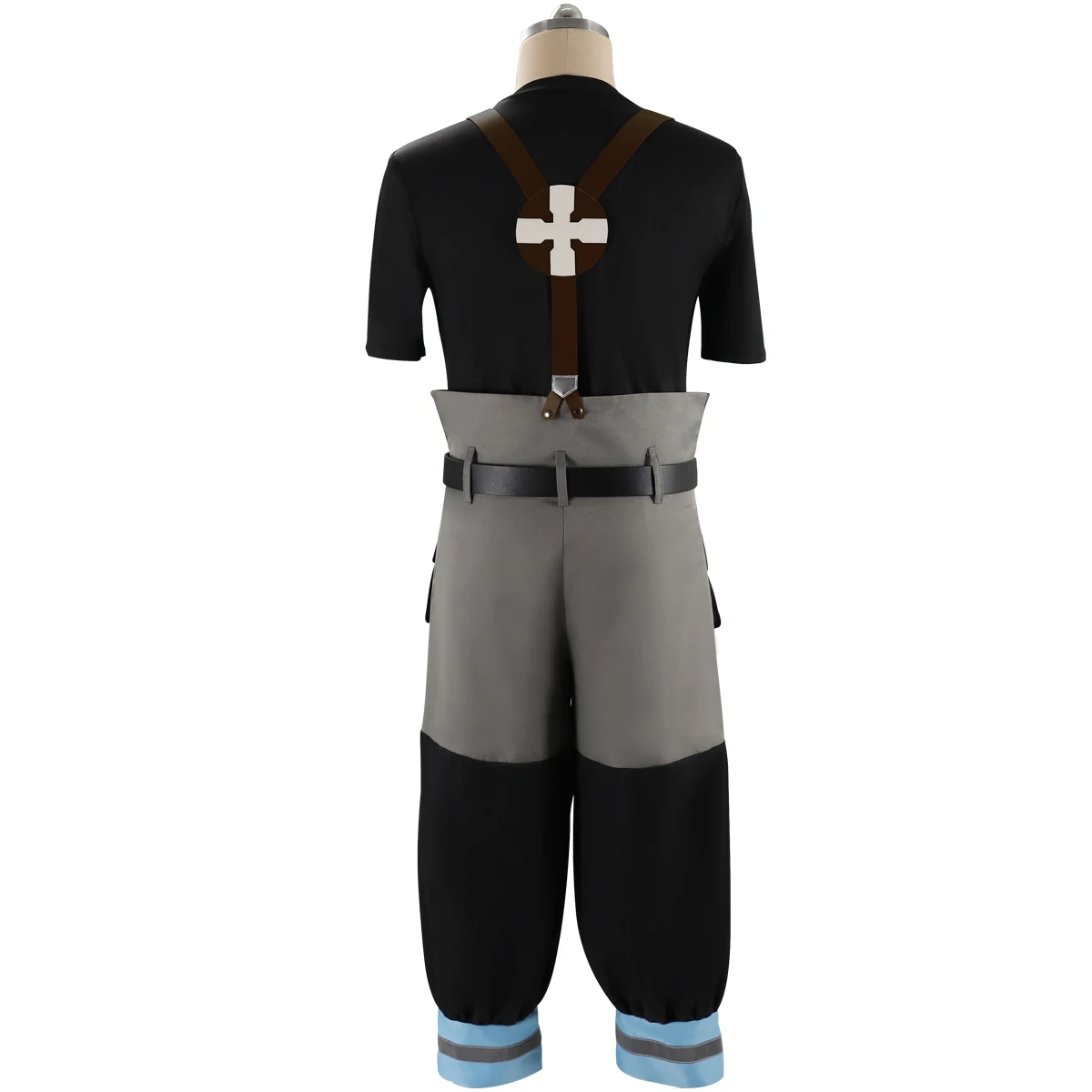 HOLRAN Shinra Kusakabe Suit Princess Hibana Cosplay Asa Boiru Costume Uniform Strap Pants Coat Jacket Suit Halloween