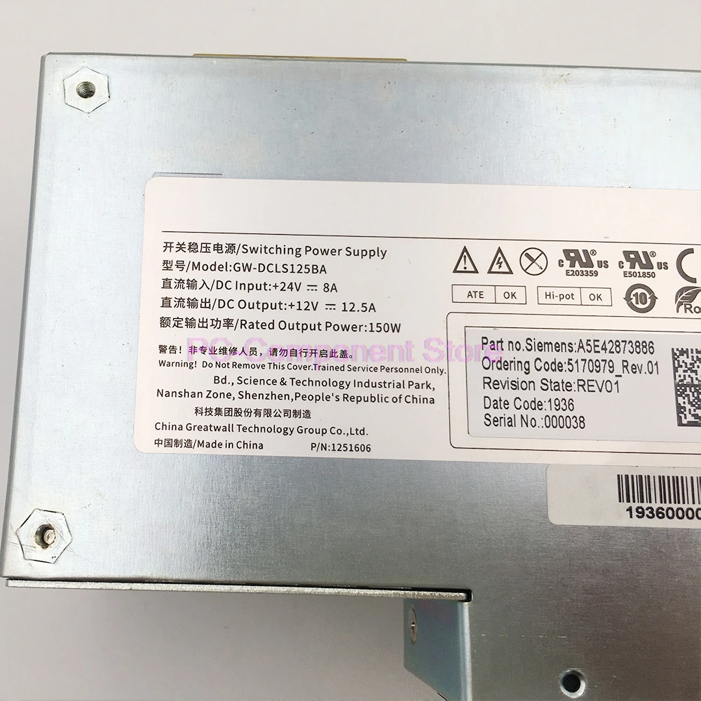 Imagem -06 - Grande Muralha dc Power Supply Conversão Dc24v para Dc12v 150w Gw-dcls125ba
