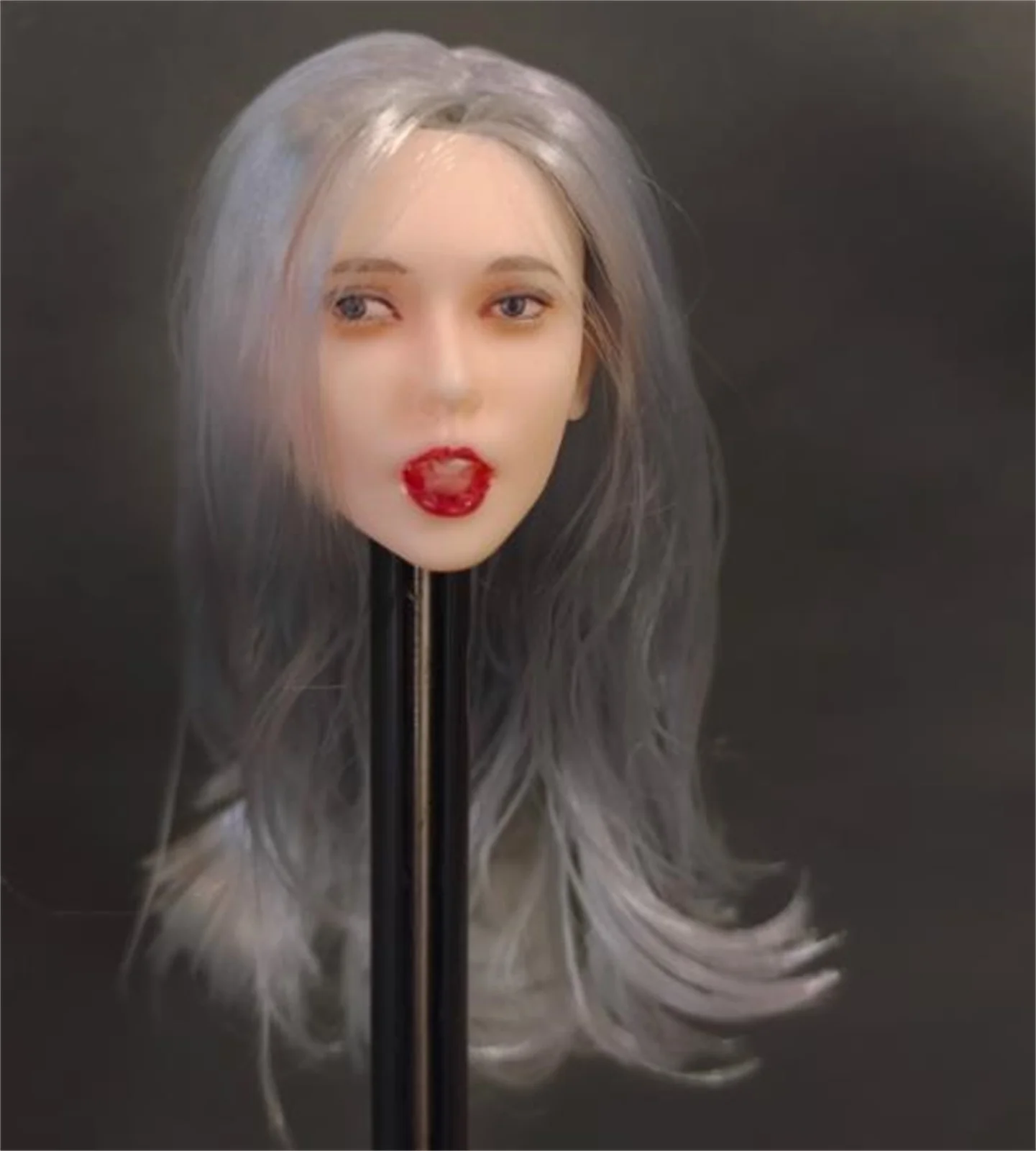 

1:6 Scale stick out tongue Model head Sculpt Expression Female For 12" fiFit 1/6 Scale 12'' Action Figure Body Movie Model Toys