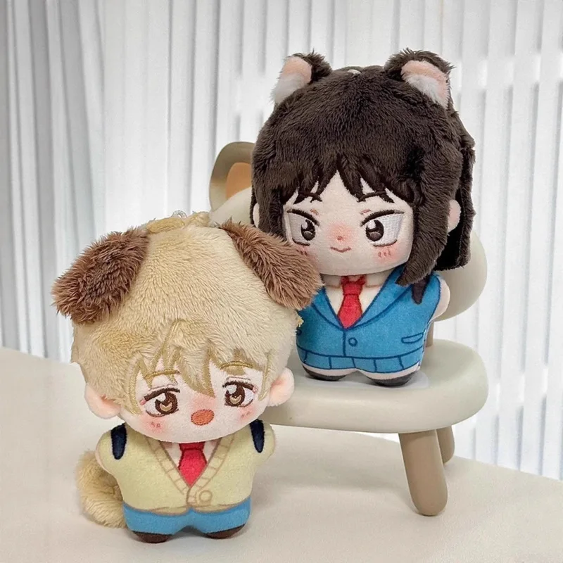 In Stock 10cm Anime Peripherals Skip And Loafer Iwakura Mitsumi Shima Sousuke Cute Doll Cotton Fans Birthday Gift Ornament Toy