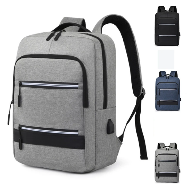 

School Bookbag Laptop Backpack for Teen College Large Capacity Schoolbag with USB Charging Port Student Daypack