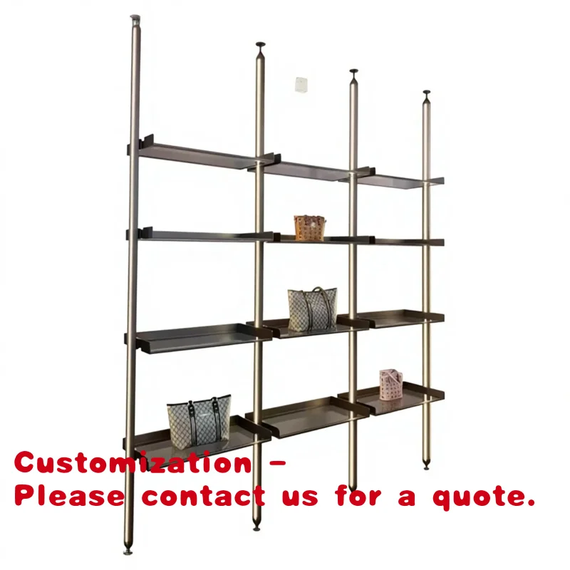 Customize.Custom rectangle LED Aluminum modern style home decoration shelf，High-end home decor items