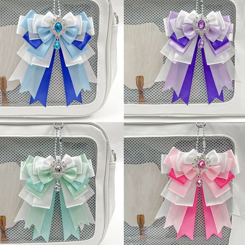 

Women's Shirt CollarFlower Original Handmade Lolita Bag Pendant Accessories Concert Hand Light Glow Stick Ribbon Rhinestone Bows