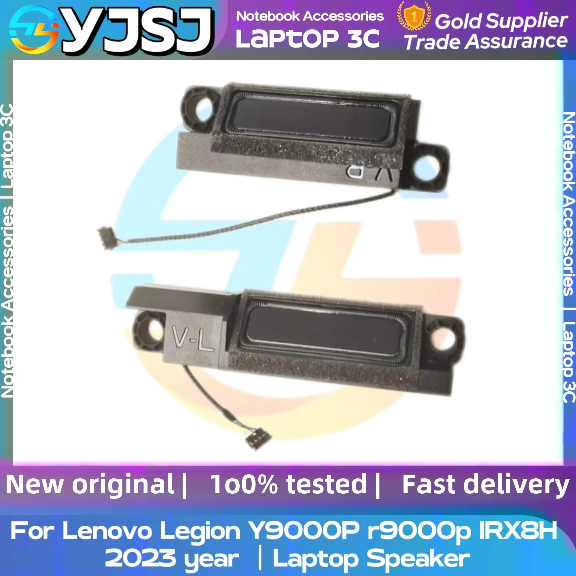 

New Original Laptop Speaker For Lenovo Legion Y9000P r9000p IRX8H（2023year）built-in speaker horn audio PK230012DC1 PK230012CC1