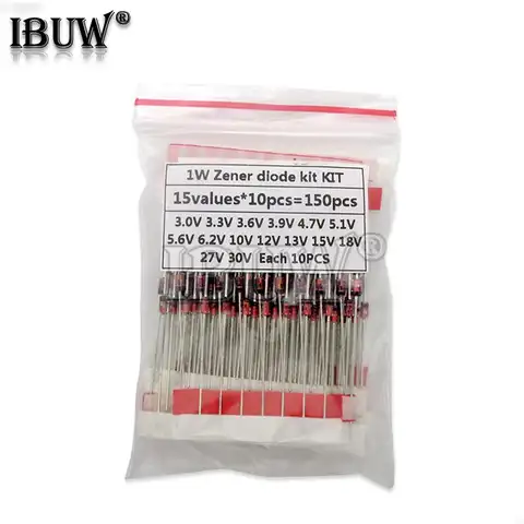 Produktbild von 10 Stück DIOTEC 3EZ15 Zener-Diode, 3 W, 15 V, DO-15, Für PCB-Montage