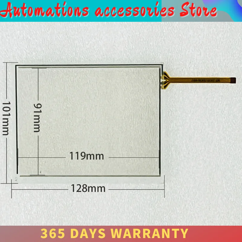 Panel de pantalla táctil de NB5Q-TW00B NB5Q-TW01B, digitalizador de vidrio para NB5Q-TW00B, pantalla táctil con película protectora de superposición